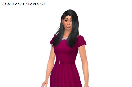Sims 4 Constance Claymore by Avalanche at Sims Marktplatz