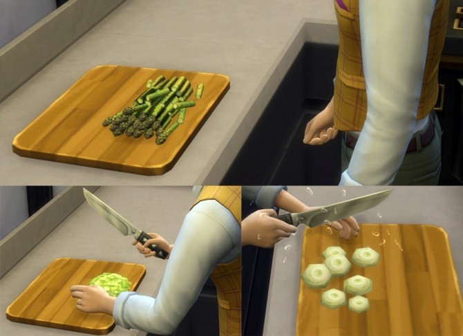 Sims 4 Olive and Lemon Spaghetti Custom Food by icemunmun at Mod The Sims