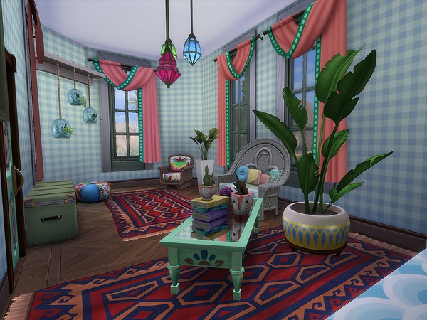 Sims 4 The Hippie Lounge by Ineliz at TSR