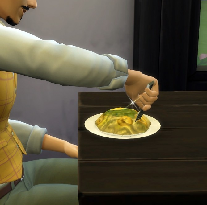 Sims 4 Olive and Lemon Spaghetti Custom Food by icemunmun at Mod The Sims