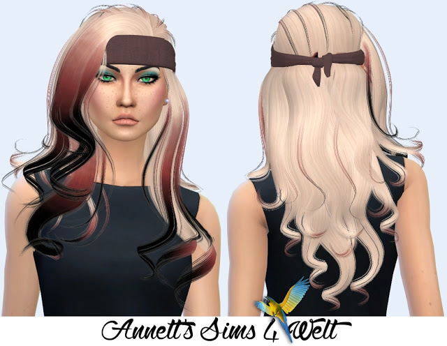 Sims 4 Antos Hair Kiss Recolors at Annett’s Sims 4 Welt