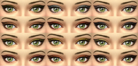 Amsterdam Collection 12 Eyeshadow Colors by emigods at Mod The Sims