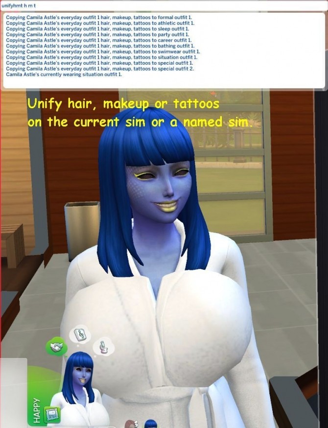 Sims 4 Unify Hair, Makeup and/or Tattoos by Lynire at Mod The Sims