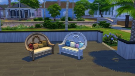 Island Loving Love Seat 20 Recolors by blueshreveport at Mod The Sims