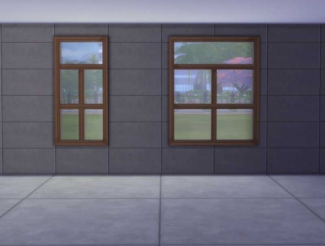 Sims 4 Alanis windows and door set by Maman Gateau at Sims Artists