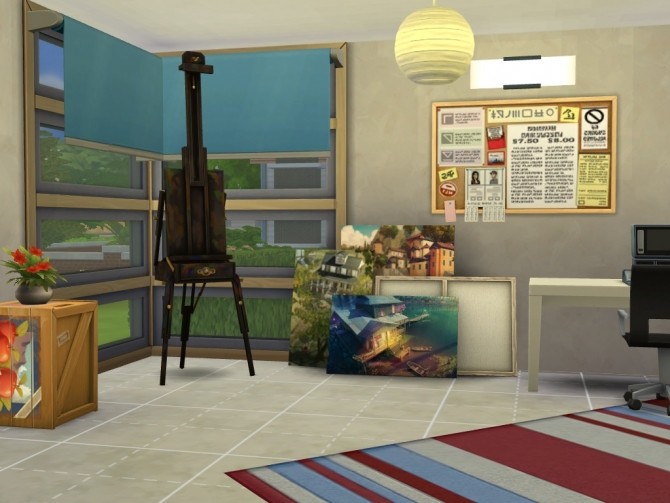 Sims 4 Artists Abode by Asmodeuseswife at Mod The Sims
