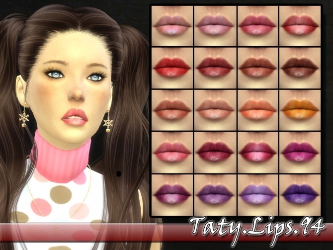 Sims 4 Lips 94 1.0 by Taty96 at SimsWorkshop