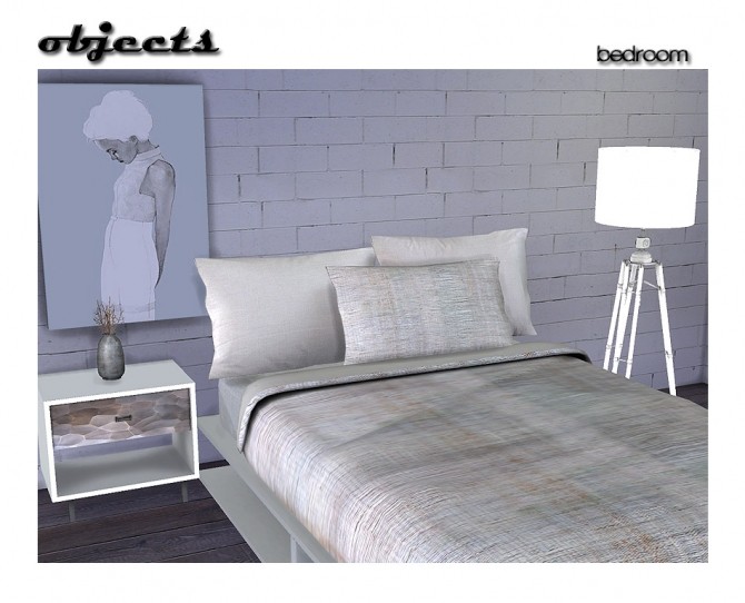 Sims 4 Retexture of mxims industrial bedroom & dreamteamsims sawhorse desk solid at ShojoAngel