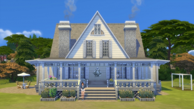 Coastal Cottage by pollycranopolis at Mod The Sims » Sims 4 Updates