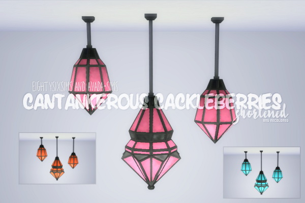 Sims 4 Cantankerous Cackleberries Shortened and Recolored by eightysixsims at SimsWorkshop
