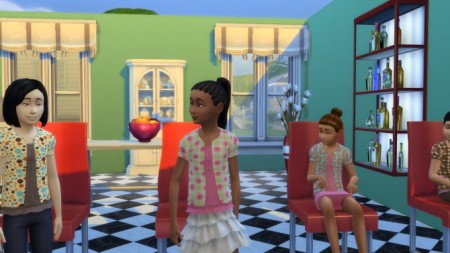 Retro Girl’s Short Puff Cardigan Recolors by silversurealism at Mod The Sims