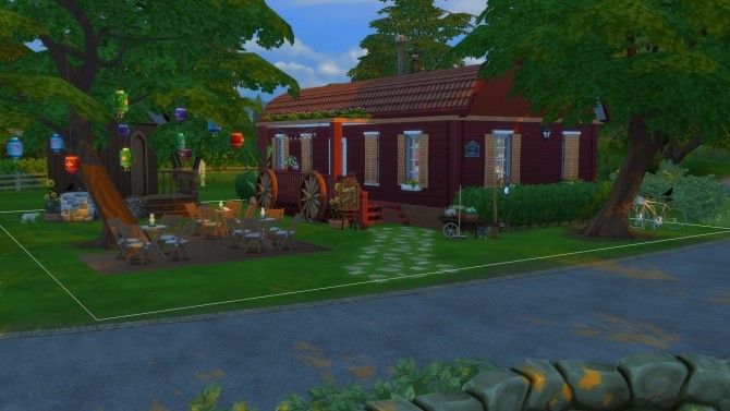Sims 4 The Gypsy Cafe by Mykuska at Mod The Sims