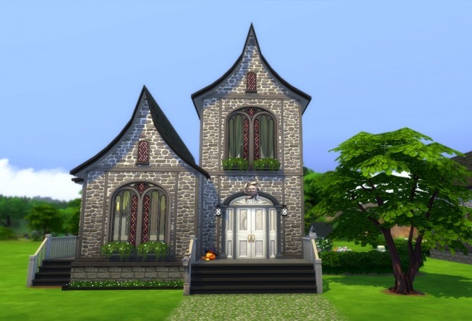 Sims 4 Church of Saint Circe by Alrunia at Mod The Sims