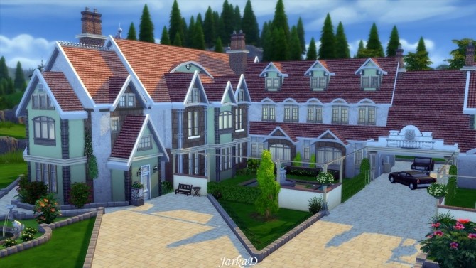 Sims 4 FLORA house at JarkaD Sims 4 Blog