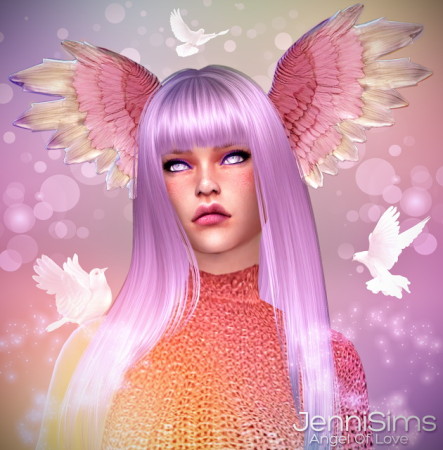 Angel Of Love (Wings head) at Jenni Sims » Sims 4 Updates