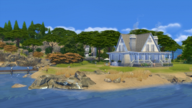 Coastal Cottage by pollycranopolis at Mod The Sims » Sims 4 Updates