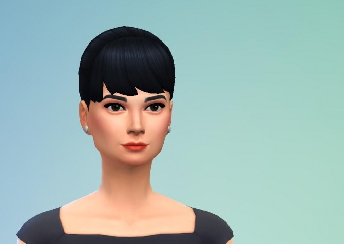 Sims 4 Audrey Hepburn (No CC) by Niharika.Basu at Mod The Sims