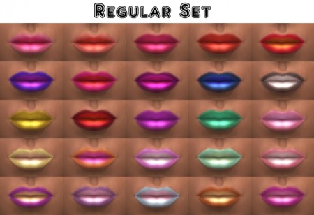 Kiss Me Lipstick Regular & Shimmer Speculars by VentusMatt at Mod The ...