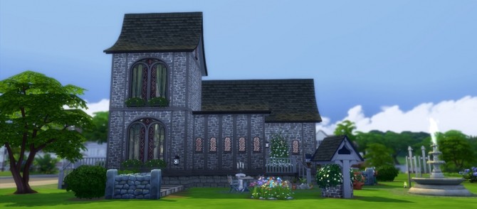 Sims 4 Church of Saint Circe by Alrunia at Mod The Sims