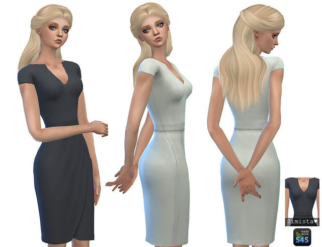 Sims 4 April Dress Collection at Simista