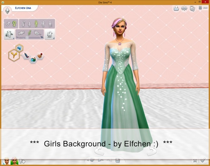 Sims 4 Default CAS Background Replacement for Girls by una at Mod The Sims