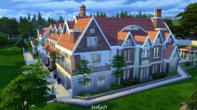 Sims 4 FLORA house at JarkaD Sims 4 Blog