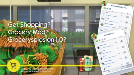 Grocery Store Mod by SMagGeorge at SimsWorkshop