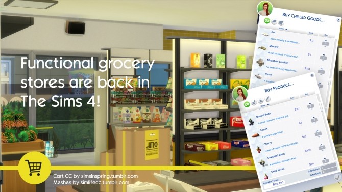 sims 4 grocery store mod 2019