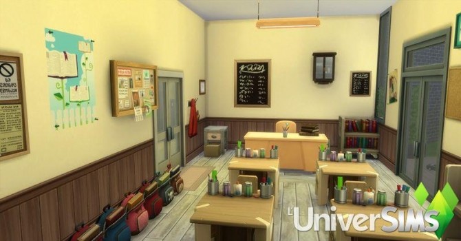 Sims 4 Creek primary school by Coco Simy at L’UniverSims