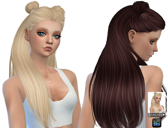 Sims 4 Galaxy Hair Retexture at Simista