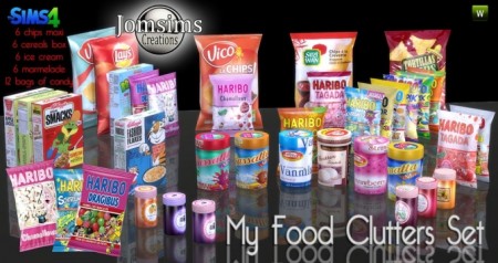 sims 4 resource food clutter