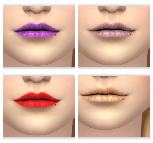 Sims 4 Matte Lipstick by Annabellee25 at SimsWorkshop