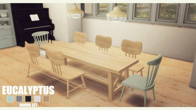 Sims 4 Eucalyptus Diningroom by Kiara Rawks at Onyx Sims