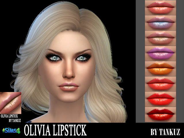 Sims 4 Olivia Lipstick at Tankuz Sims4