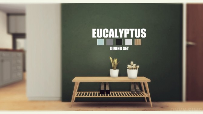 Sims 4 Eucalyptus Diningroom by Kiara Rawks at Onyx Sims