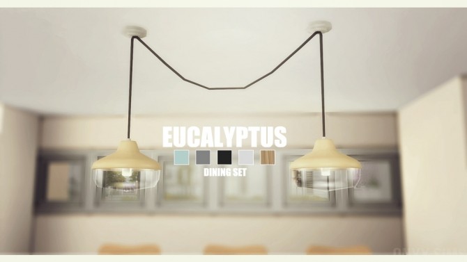 Sims 4 Eucalyptus Diningroom by Kiara Rawks at Onyx Sims