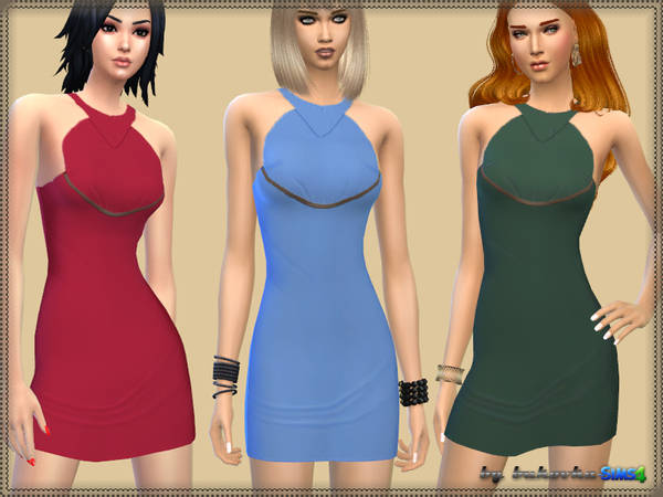 Sims 4 Dress Gianni by bukovka at TSR