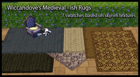 Medieval-ish Rug by Wiccandove at SimsWorkshop