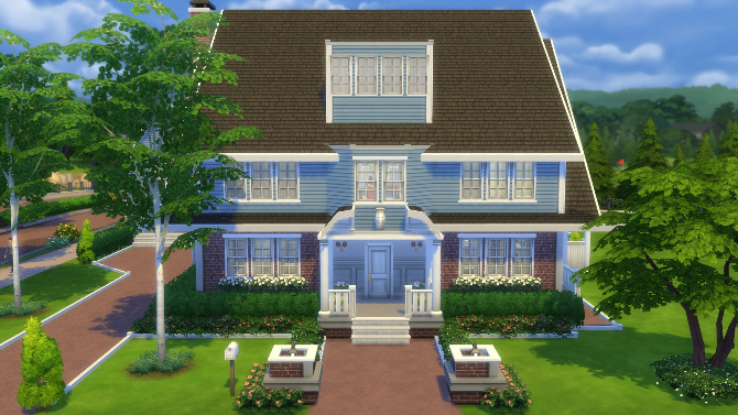 4354 Wisteria Lane house by CarlDillynson at Mod The Sims » Sims 4 Updates