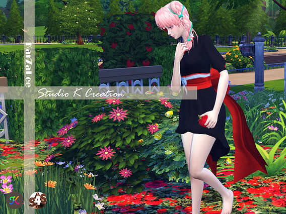 Sims 4 Vampire Princess Miyu full outfit at Studio K Creation