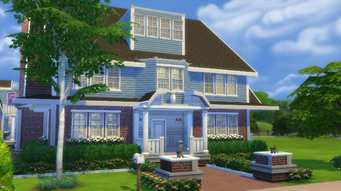Sims 4 4354 Wisteria Lane house by CarlDillynson at Mod The Sims