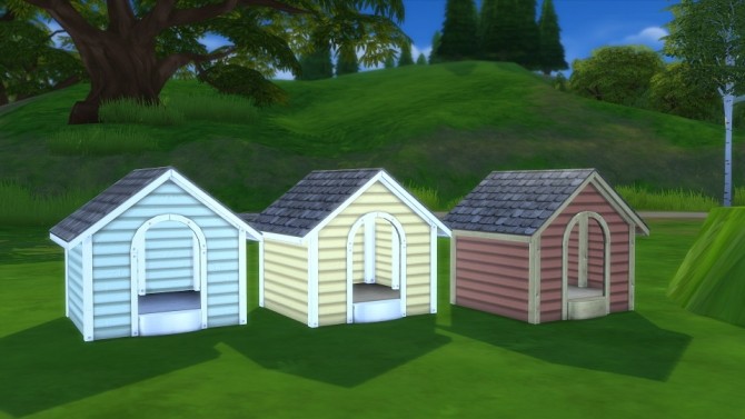 Sims 4 2 to 4 Dog House by BigUglyHag at TSR