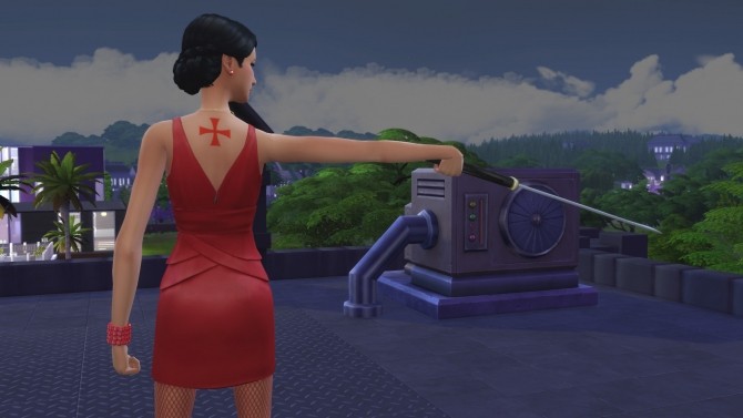 Sims 4 Assassins Creed Back Tattoos by Knivanera at Mod The Sims