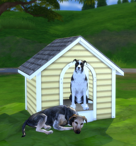 Sims 4 2 to 4 Dog House by BigUglyHag at TSR
