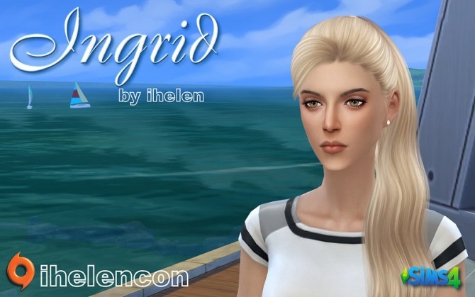 Sims 4 Ingrid by ihelen at ihelensims