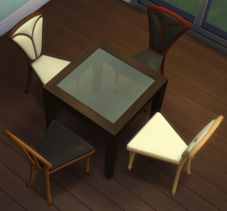 Nouveaulicious TS2 Conversion: Dining Chair by Hinayuna at SimsWorkshop