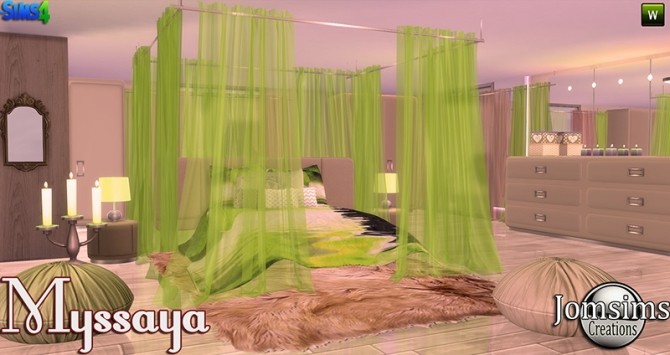 Sims 4 Missaya bedroom at Jomsims Creations