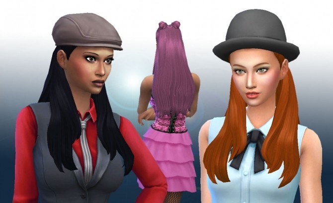 Sims 4 Ariana Hairstyle Version 3 at My Stuff