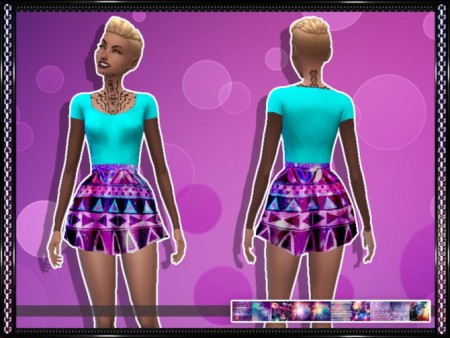 Nebula Dress by grrlnglasses at SimsWorkshop