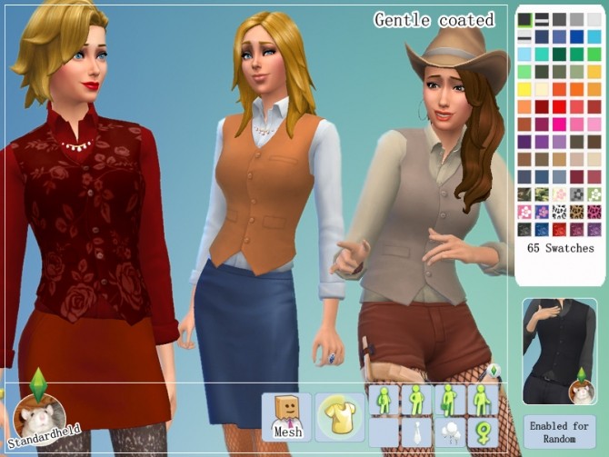 Sims 4 Gentle coated by Standardheld at SimsWorkshop